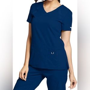 EUC 3 PIECE SCRUB SET GREYS ANATOMY navy blue set size XS